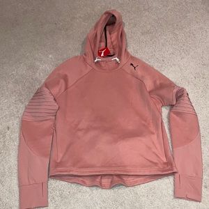 Puma Pink Hoodie Sweatshirt